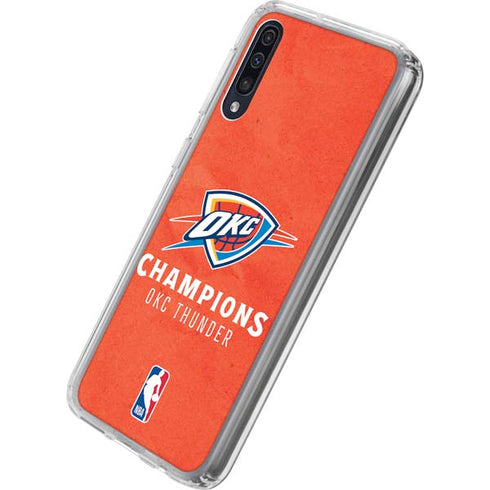 2025 NBA Champions Oklahoma City Thunder Galaxy A50 Clear Case